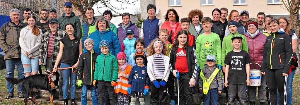 Grafenkirchener Gartenfreunde säuberten die Landschaft