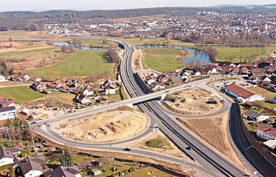 B85Ausbau bei Roding Ende April startet die letzte große Verkehrsphase
