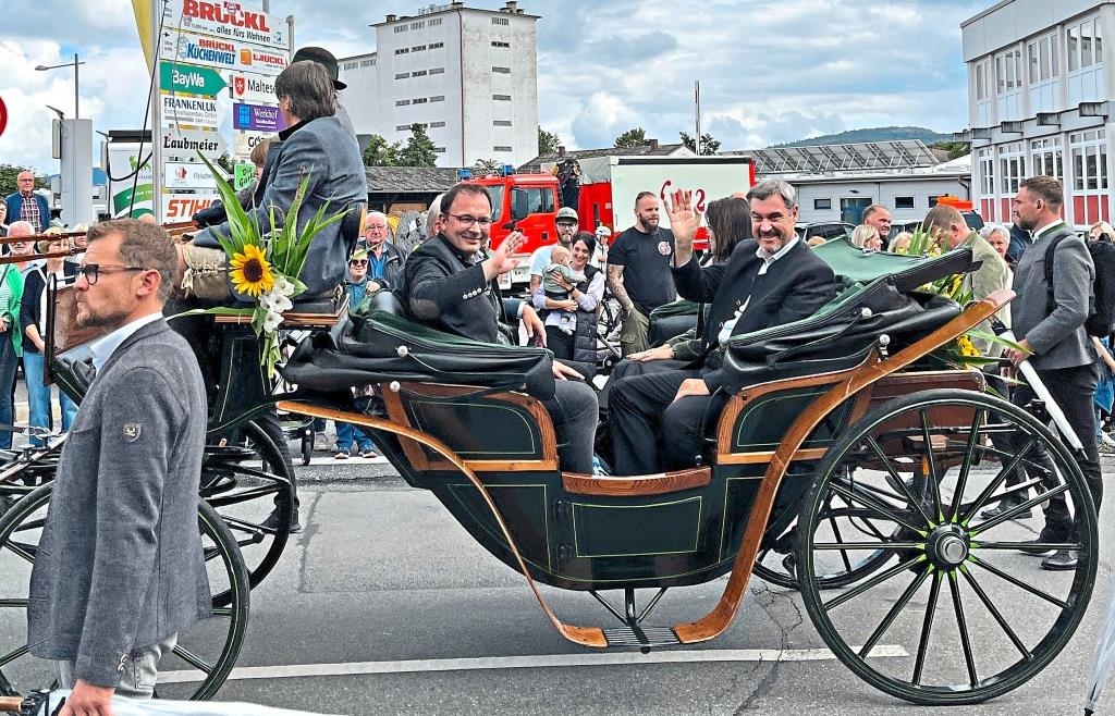 A Minister-President celebrates his 75th birthday: Markus Söder visits the ...