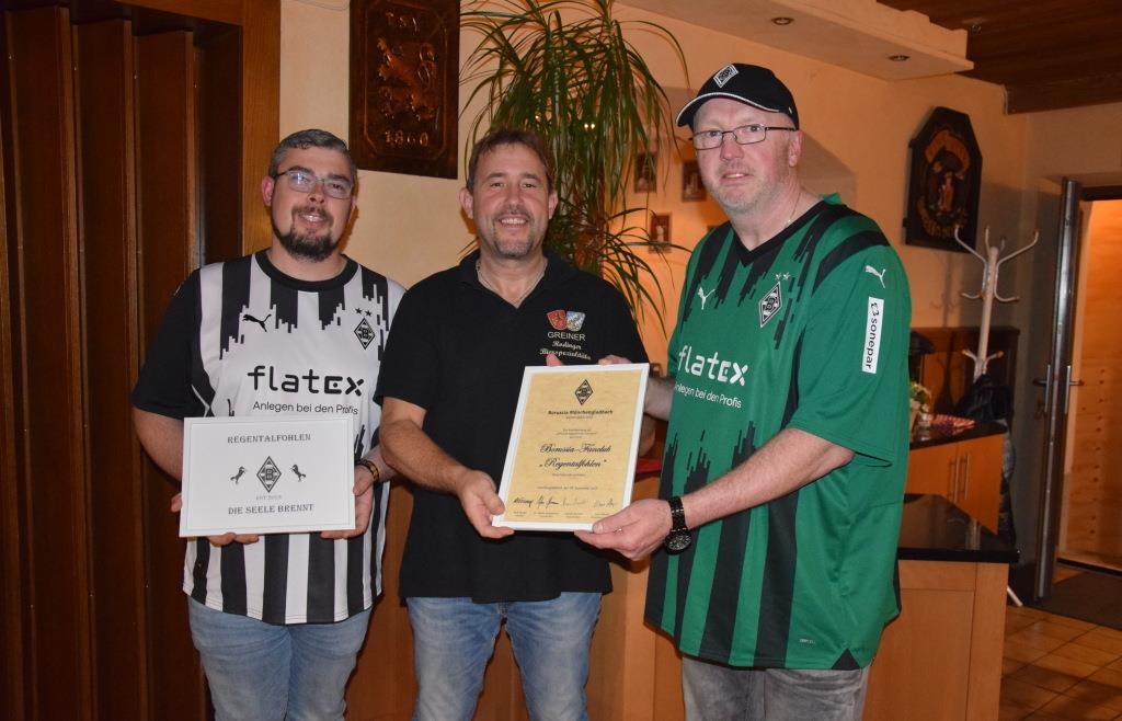 Regentalfohlen aus Roding wird offizieller Borussia Fanclub