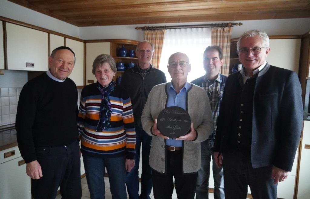 Maria und Manfred Rackl feiern Diamantene Hochzeit