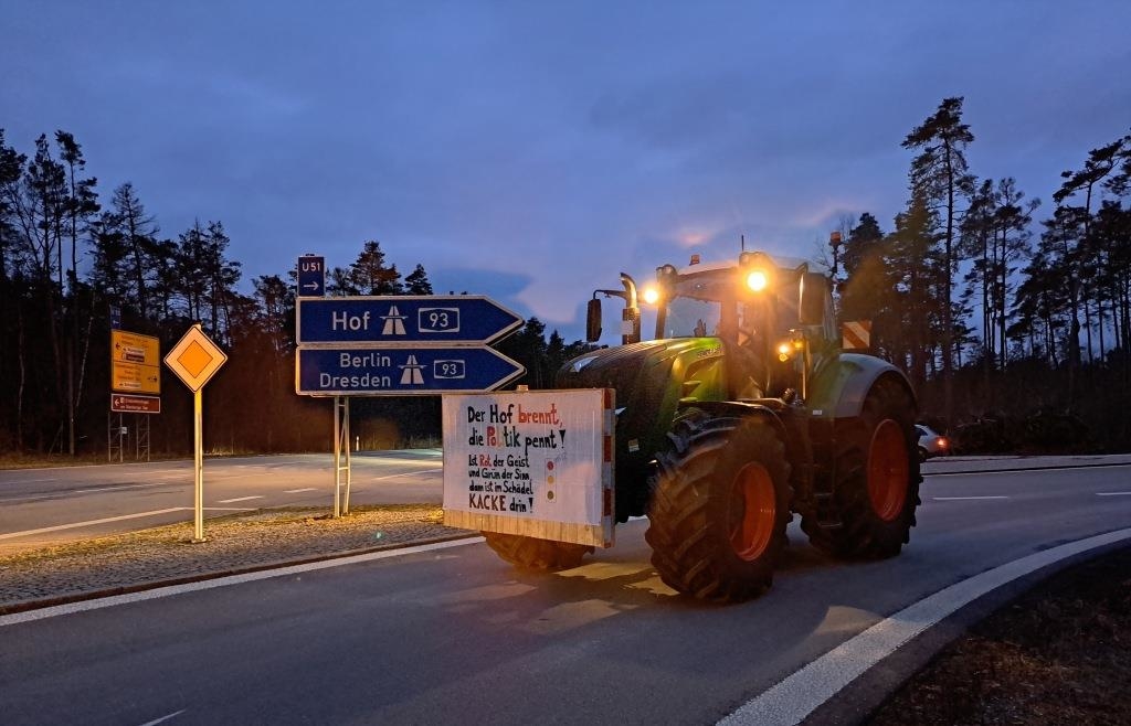 An diesen Autobahnauffahrten protestieren am Mittwoch die Bauern im