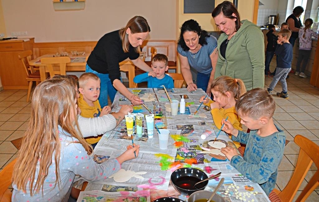 Osterwerkstatt förderte die Kreativität der Kinder