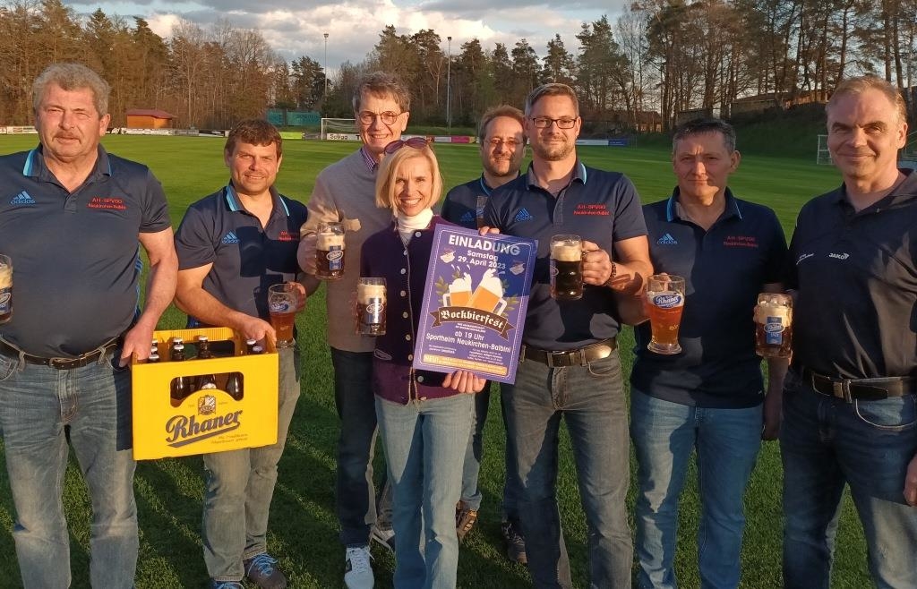 Erfolgreiche Bierprobe frs Bockbierfest am Samstag in Neukirchen-Balbini am