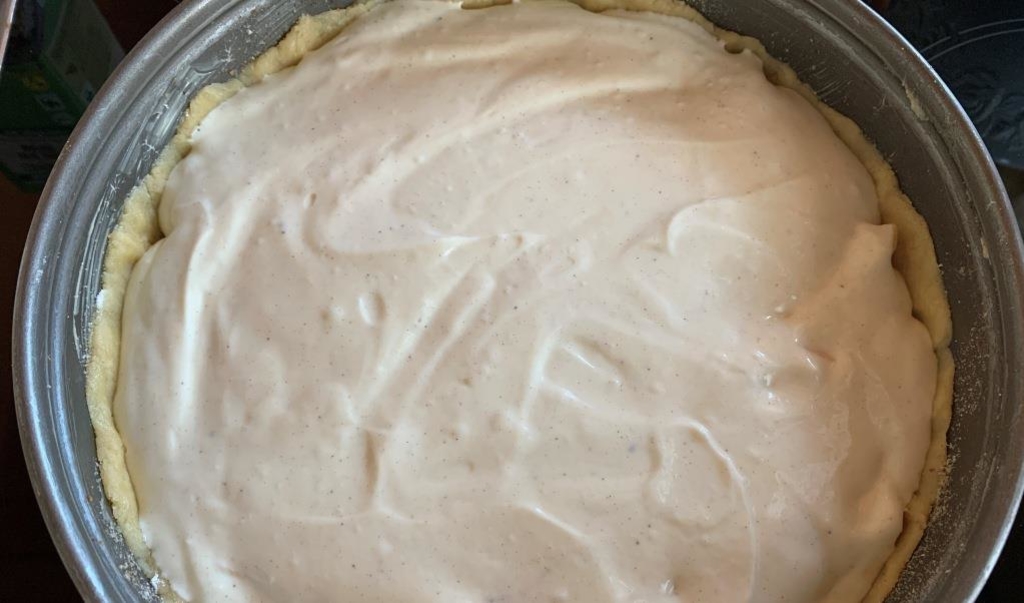 Doppelt lecker: Apfelkuchen trifft Bienenstich