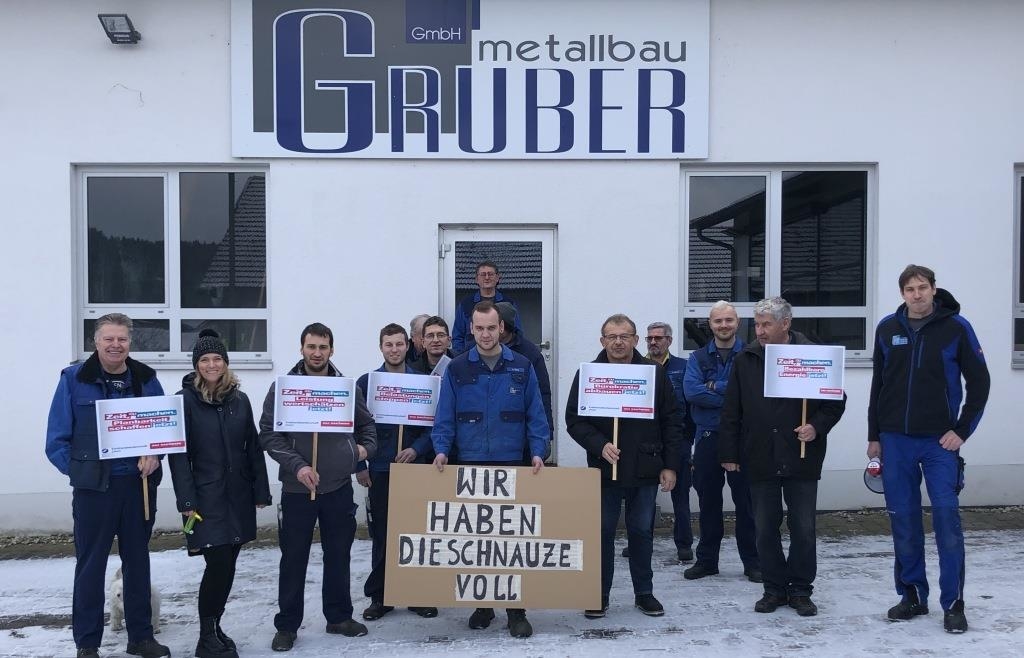 Betriebe aus Cham beteiligten sich an Protestaktion gegen