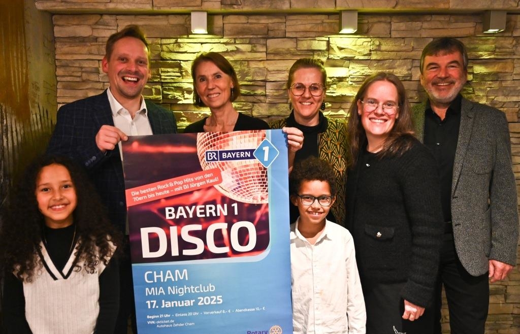 BR 1-Disco ist wieder in Cham: Rotary Club hat Zuschlag für Partyabend im MIA erhalten