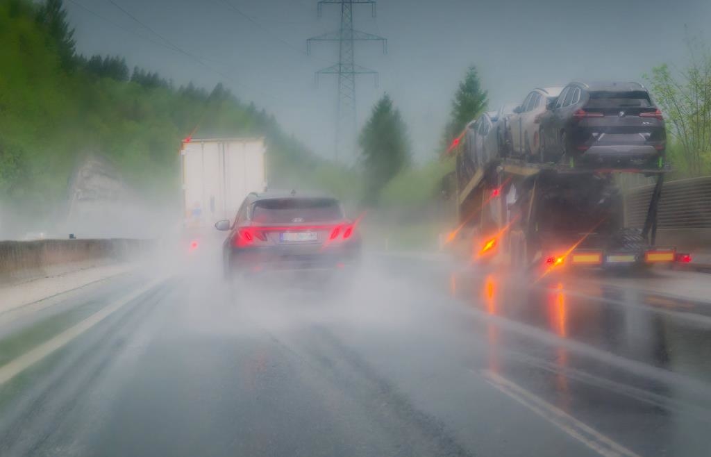 Aquaplaning auf der A3 im Landkreis Regensburg: Zwei Unfälle, zwei Verletzte, 100.000 Euro Schaden