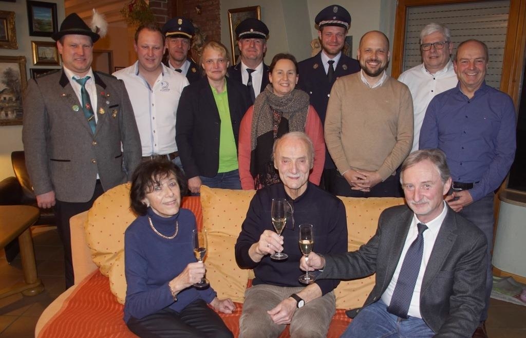 Mühlhausens Altbürgermeister Anton Galler feierte den 80. Geburtstag