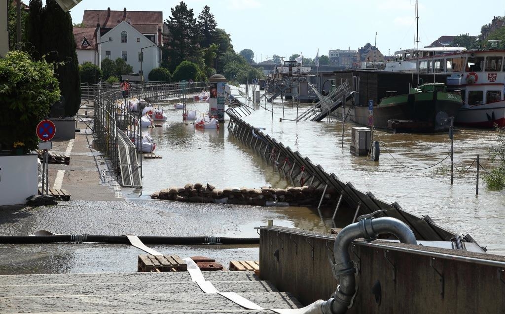 Protest against flood protection at Unterer Wöhrd in Regensburg: Those ...