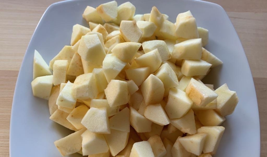 Doppelt lecker: Apfelkuchen trifft Bienenstich