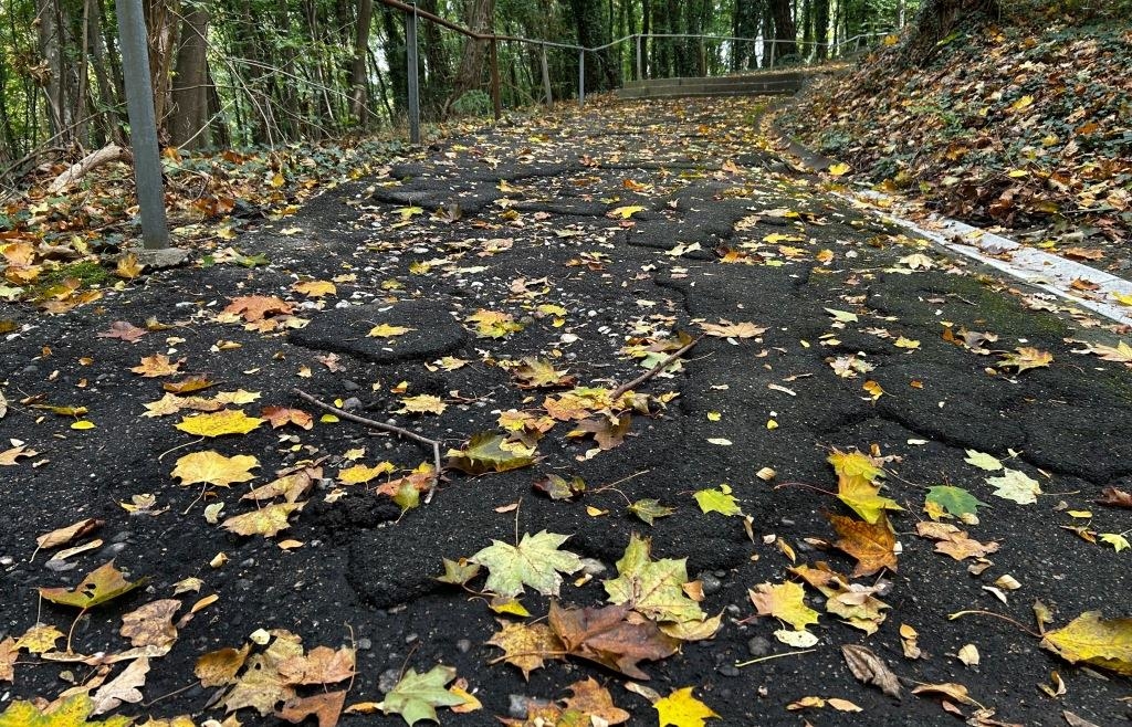 The footpath at Kreuzberg in Schwandorf is in a deplorable state - | This ...