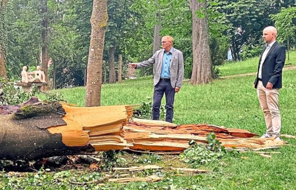 Severe weather in Parsberg: City park closed - |