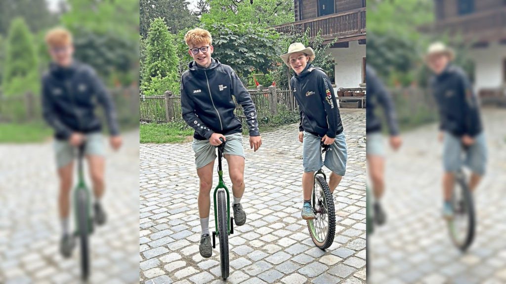 Unicycling to the World Championships in Steyr: Brothers from Furth ...